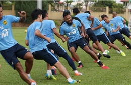 AFF SUZUKI CUP 2016: Tuyển Malaysia dùng "chiêu độc" khi tập luyện