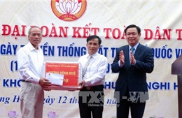Phó Thủ tướng Vương Đình Huệ dự Ngày hội Đại đoàn kết toàn dân tộc tại Nghệ An 