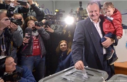 Bầu cử ở Moldova: Ứng viên lạnh nhạt với EU giành chiến thắng