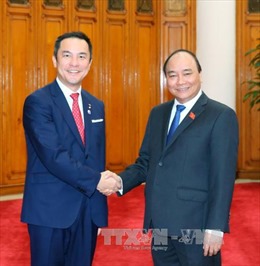 Thủ tướng tiếp Thống đốc tỉnh Mie, Nhật Bản 