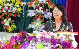 Phó Chủ tịch nước Đặng Thị Ngọc Thịnh dự Ngày Đại đoàn kết toàn dân