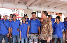 39 ngư dân Việt Nam bị Indonesia bắt được trả về nước 