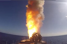 Chiến hạm Nga phóng tên lửa hành trình diệt IS ở Syria 