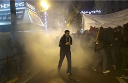 Biểu tình tại Hy Lạp phản đối Tổng thống Mỹ Obama