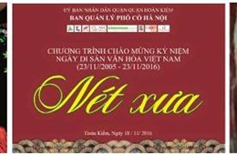 Nhiều hoạt động văn hóa nghệ thuật mừng ngày Di sản Việt Nam
