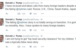 Ông Donald Trump "đấu khẩu" với báo New York Times