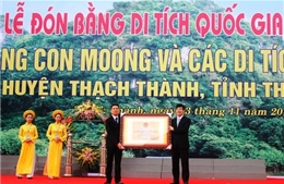 Hang Con Moong đón bằng công nhận Di tích quốc gia đặc biệt