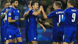 Leicester City viết tiếp câu chuyện cổ tích ở Champions League