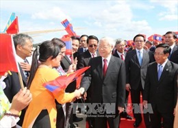 Tổng Bí thư Nguyễn Phú Trọng thăm hữu nghị chính thức Lào