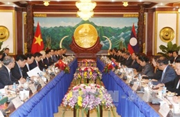 Tổng Bí thư Nguyễn Phú Trọng hội đàm với Tổng Bí thư, Chủ tịch nước Lào 