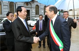 Chủ tịch nước gặp Thị trưởng Milan và Chủ tịch vùng Lombardia