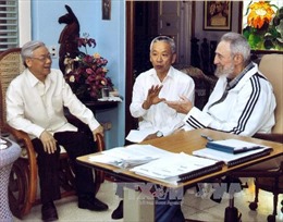 Tình cảm giữa lãnh đạo thế giới và lãnh tụ Cuba Fidel Castro