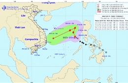 Tin về cơn bão số 9 trên Biển Đông