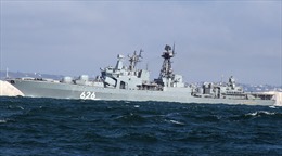 Tàu chiến Nga giang tay giúp đỡ tàu cá Ukraine