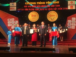 Vedan Việt Nam nhận giải “top 100 nhãn hiệu hàng đầu Việt Nam”