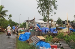 Lốc xoáy làm 126 căn nhà tại Sóc Trăng bị sập