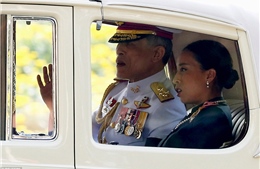 Hình ảnh Hoàng Thái tử Thái Lan đăng quang ngôi Vua