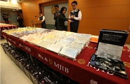 Đài Loan thu giữ lượng ma túy trị giá hơn 62 triệu USD
