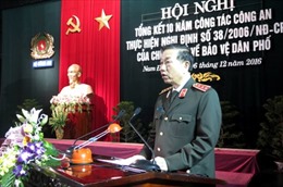 Thượng tướng Tô Lâm: Củng cố lực lượng bảo vệ dân phố