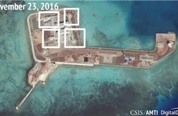 Hình ảnh vệ tinh vạch trần hoạt động bố trí vũ khí của Trung Quốc ở Biển Đông