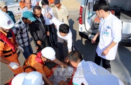 Cứu ngư dân bị tai nạn đứt lưỡi tại thềm lục địa Việt Nam