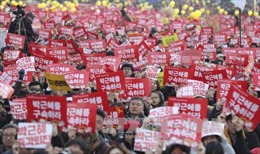 Biểu tình phản đối Tổng thống Hàn Quốc bước sang tuần thứ 8