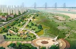  Xây dựng công viên cây xanh kết hợp đô thị hai bên sông Hồng