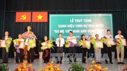 Bà Rịa-Vũng Tàu truy tặng danh hiệu Mẹ Việt Nam Anh hùng 