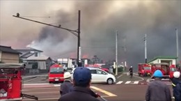 Nhà hàng Trung Quốc cháy thiêu rụi 140 tòa nhà ở Nhật Bản