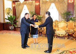 Đại sứ Việt Nam trình quốc thư lên Chủ tịch nước CHDCND Lào