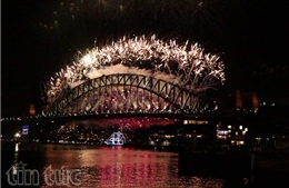 Mãn nhãn với màn pháo hoa đón Năm mới ở Sydney