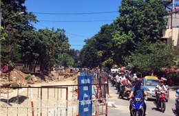 Ngổn ngang công trường thi công tại cửa ngõ TP.HCM