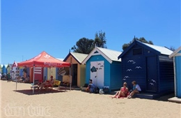 Những ô nhà nhỏ độc đáo trên bờ biển Australia