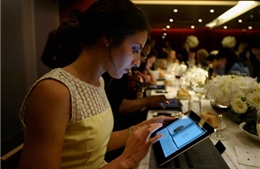 Nhà hàng đầu tiên trên thế giới dùng iPad làm đĩa ăn