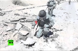 Xem công binh Nga trổ tài phá bom ở Syria