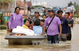 Mưa lớn cả tuần nhấn chìm 10 tỉnh miền nam Thái Lan