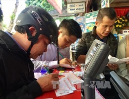Bán dạo vé số Vietlott tại Ninh Thuận dù chưa được phép