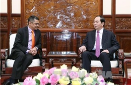 Chủ tịch nước Trần Đại Quang tiếp Tổng Giám đốc tập đoàn TATA tại Việt Nam