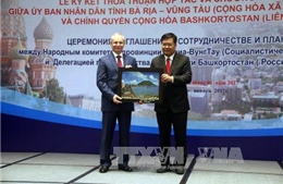 Tỉnh Bà Rịa - Vũng Tàu ký hợp tác với Chính quyền Cộng hòa Bashkortostan