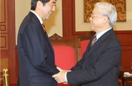 Tổng Bí thư Nguyễn Phú Trọng tiếp Thủ tướng Nhật Bản Shinzo Abe