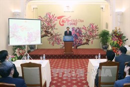  Phó Thủ tướng, Bộ trưởng Ngoại giao Phạm Bình Minh gặp mặt báo chí nhân dịp năm mới 2017 