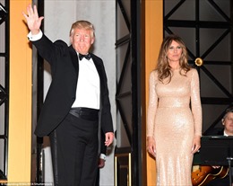 Nhan sắc lộng lẫy của bà Melania Trump sát giờ chồng nhậm chức