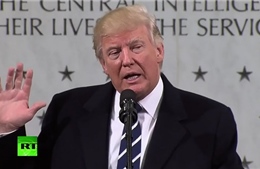 Tuyên bố bất ngờ của tân Tổng thống Trump tại trụ sở CIA