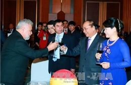 Thủ tướng chủ trì chiêu đãi Đoàn Ngoại giao nhân dịp Tết Đinh Dậu 2017