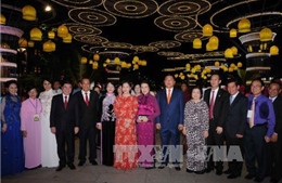 Chủ tịch Quốc hội dự khai mạc Đường hoa Nguyễn Huệ
