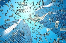 Mỹ: Tiền USD bất ngờ rơi lả tả từ trên không xuống đầu người 