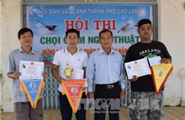 Kết thúc Hội thi chọi chim nghệ thuật