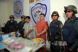 Campuchia bắt trên 2.500 nghi phạm ma túy trong một tháng