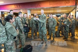 Mỹ cử quân tới Latvia để tăng cường sườn phía Đông NATO
