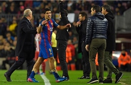 Barcelona vắng ‘người hùng kiêm tội đồ’ Suarez ở trận chung kết Cúp Nhà vua